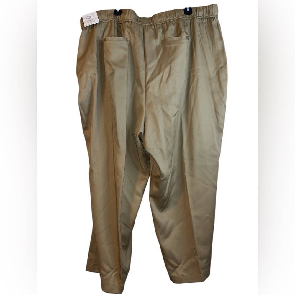 Croft & Barrow Tan Straight Leg Pants Size 3X NWT